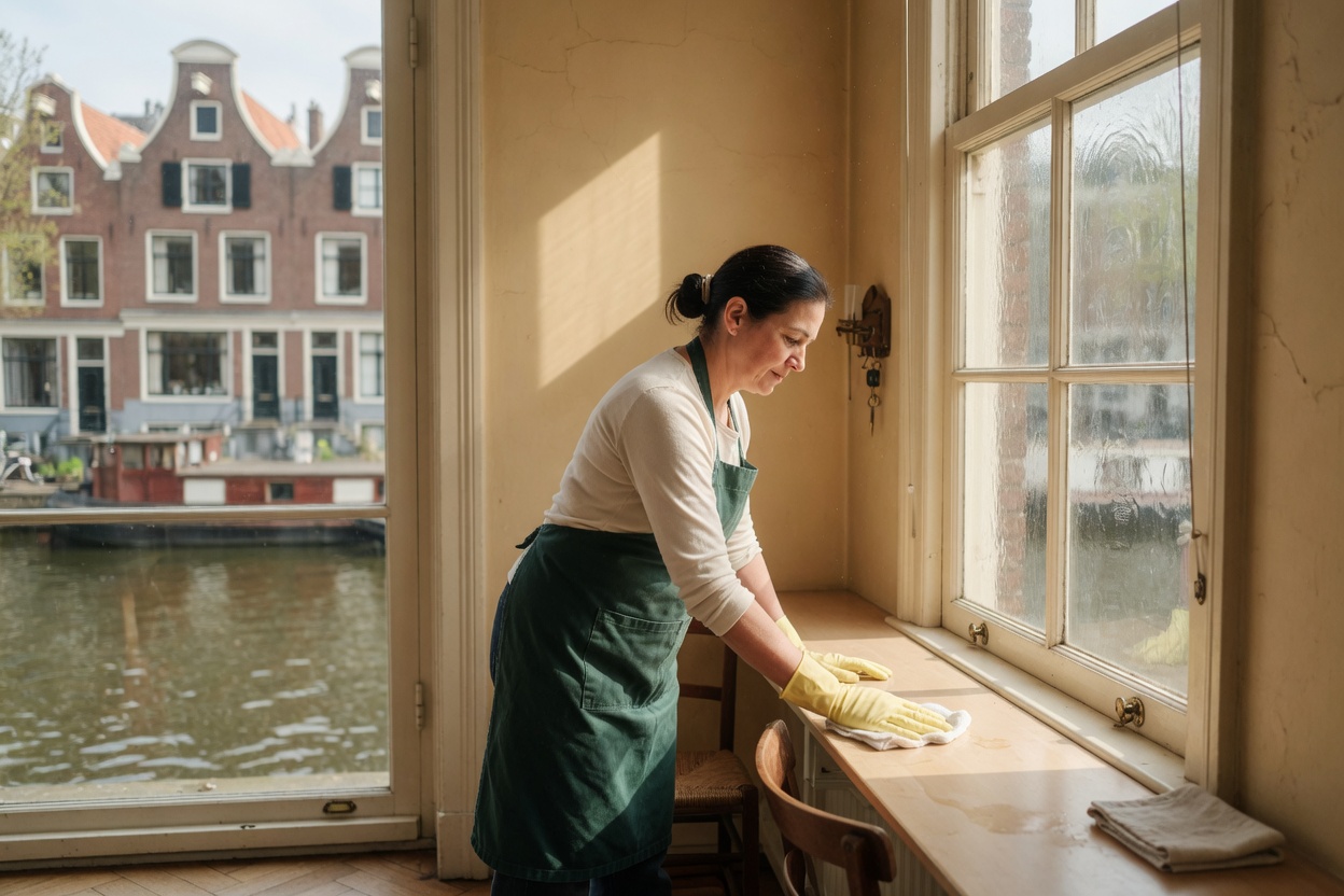 Abay Cleaning in een Amsterdams grachtenpand / Abay Cleaning in an Amsterdam canal house